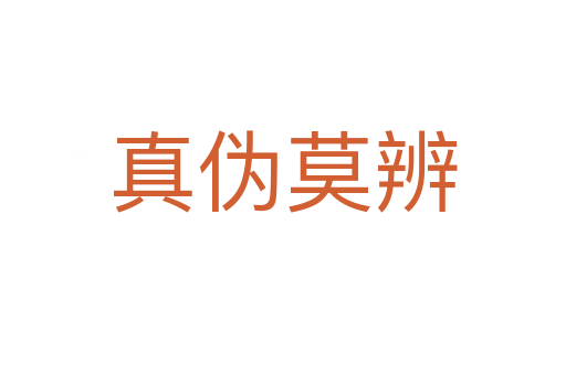 真伪莫辨